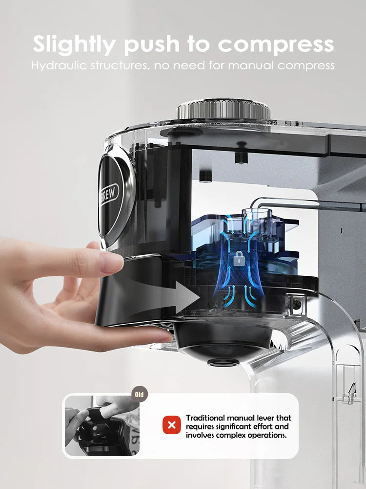 HiBREW H3C – 3‑in‑1 Multi‑Capsule Coffee Machine | Hot & Cold Brewing | Compatible with DG