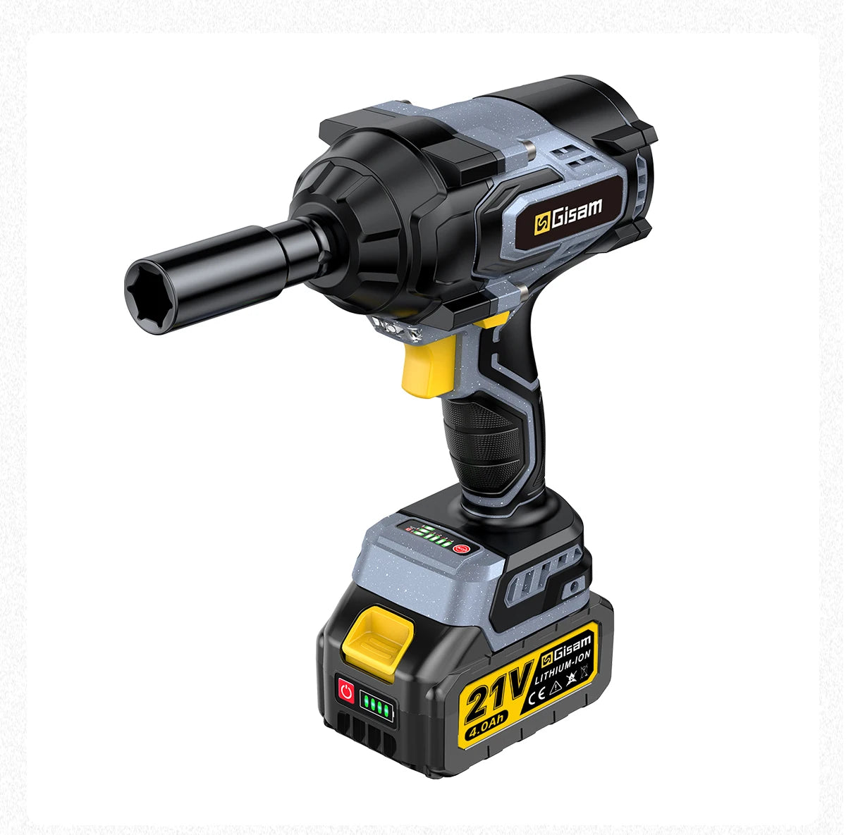 Gisam 1400N.m Brushless Impact Wrench 1/2"