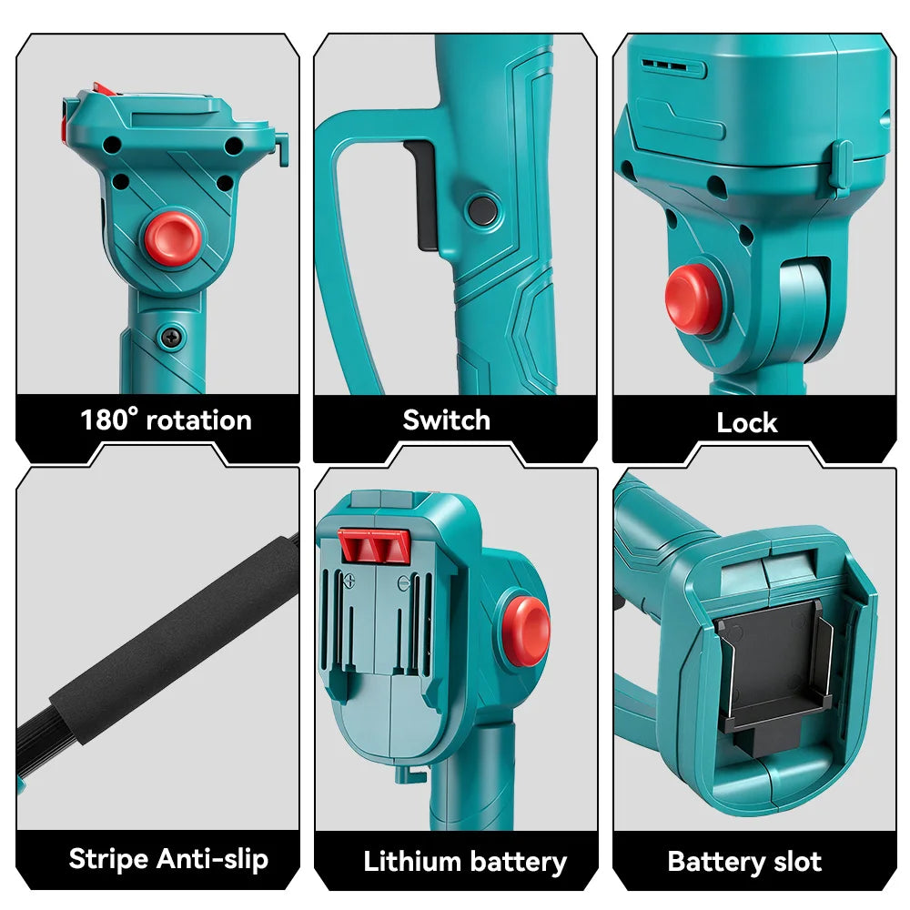 ONEVAN 4‑in‑1 Brushless Telescoping Pole Chainsaw | 3500W High‑Branch Pruner