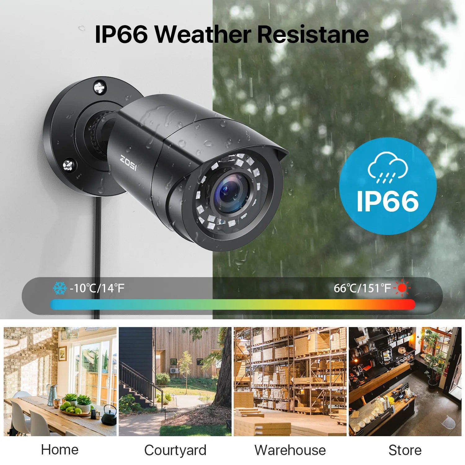 ZOSI 8CH 5MP Lite CCTV Security System – H.265+ HD‑TVI DVR Kit with 8× 1080p Outdoor Night Vision Cameras
