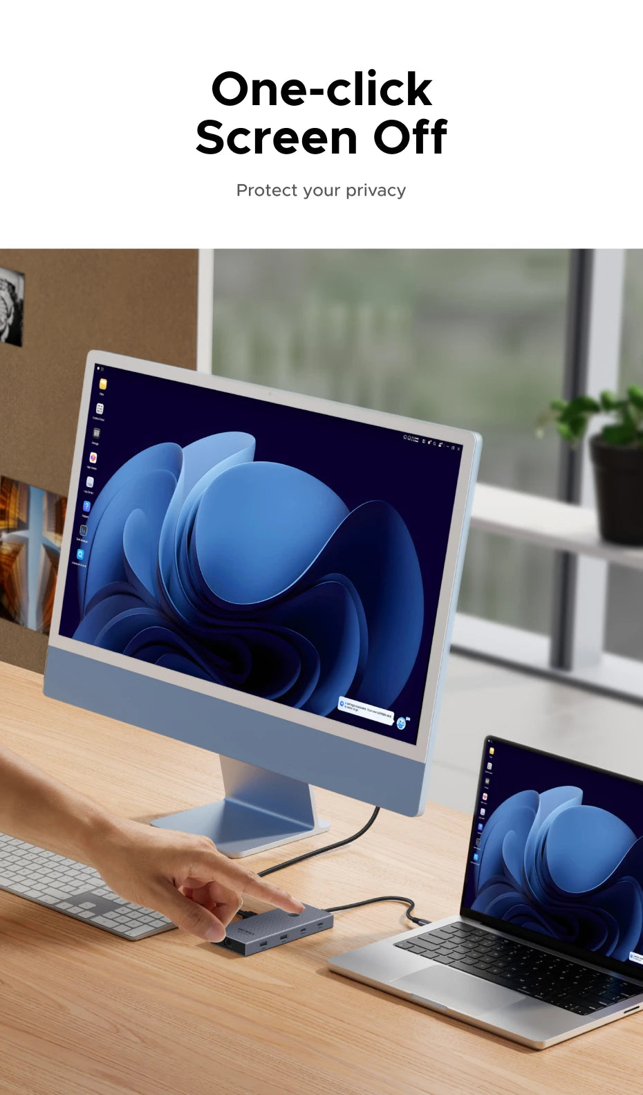UGREEN 10Gbps USB‑C Hub with 4K60Hz HDMI, Gigabit RJ45, PD100W, SD/TF & USB‑A/C Ports