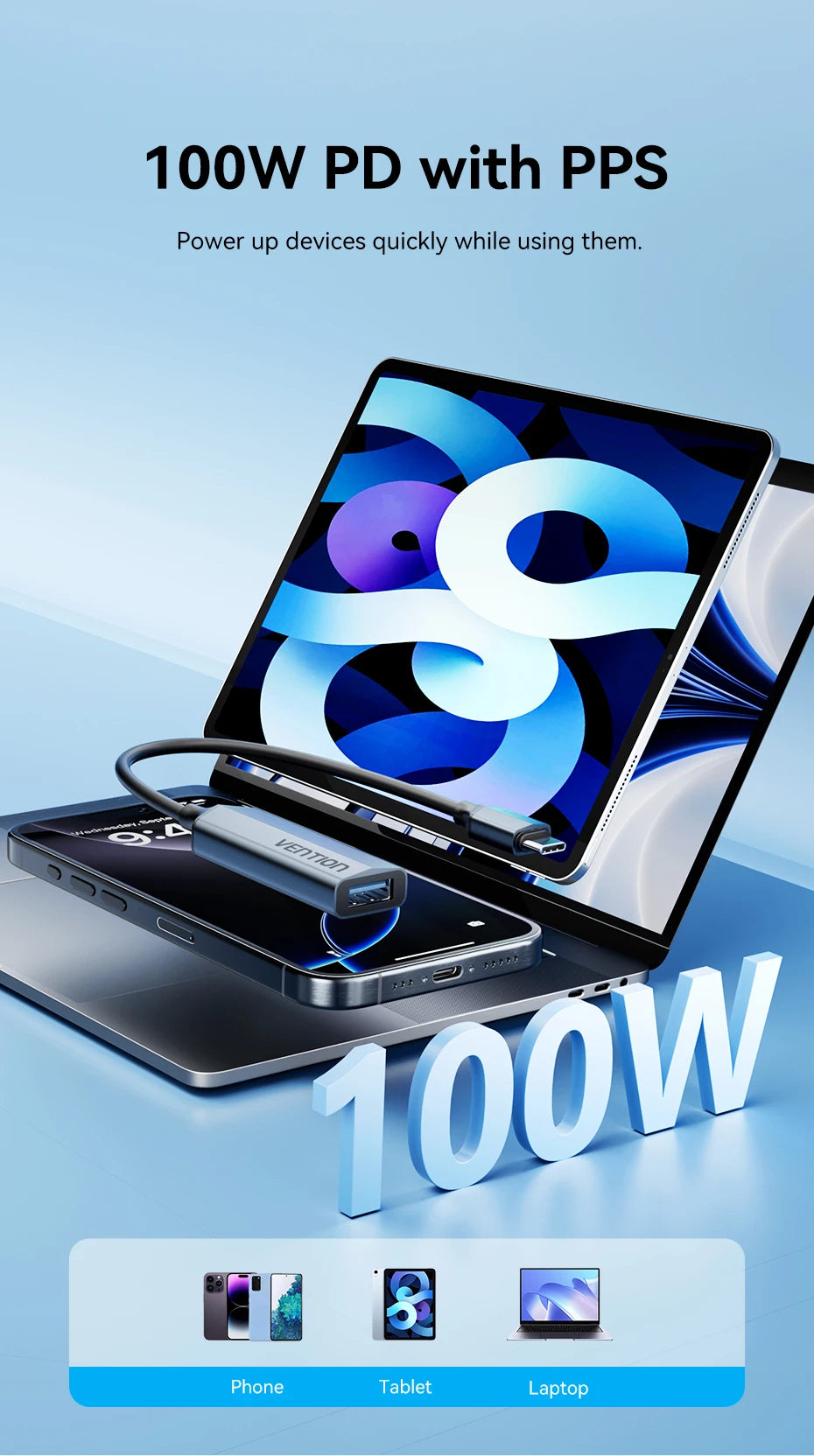 USB 3.2 OTG Adapter – USB‑C to USB‑A, 10Gbps