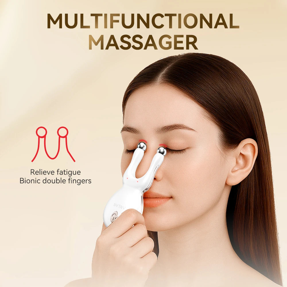 ANLAN Eye Massager with 7-Color LED Light Therapy for Facial Lifting, Puffiness Reduction, Anti-Aging, and Skin Tightening - Limetastore