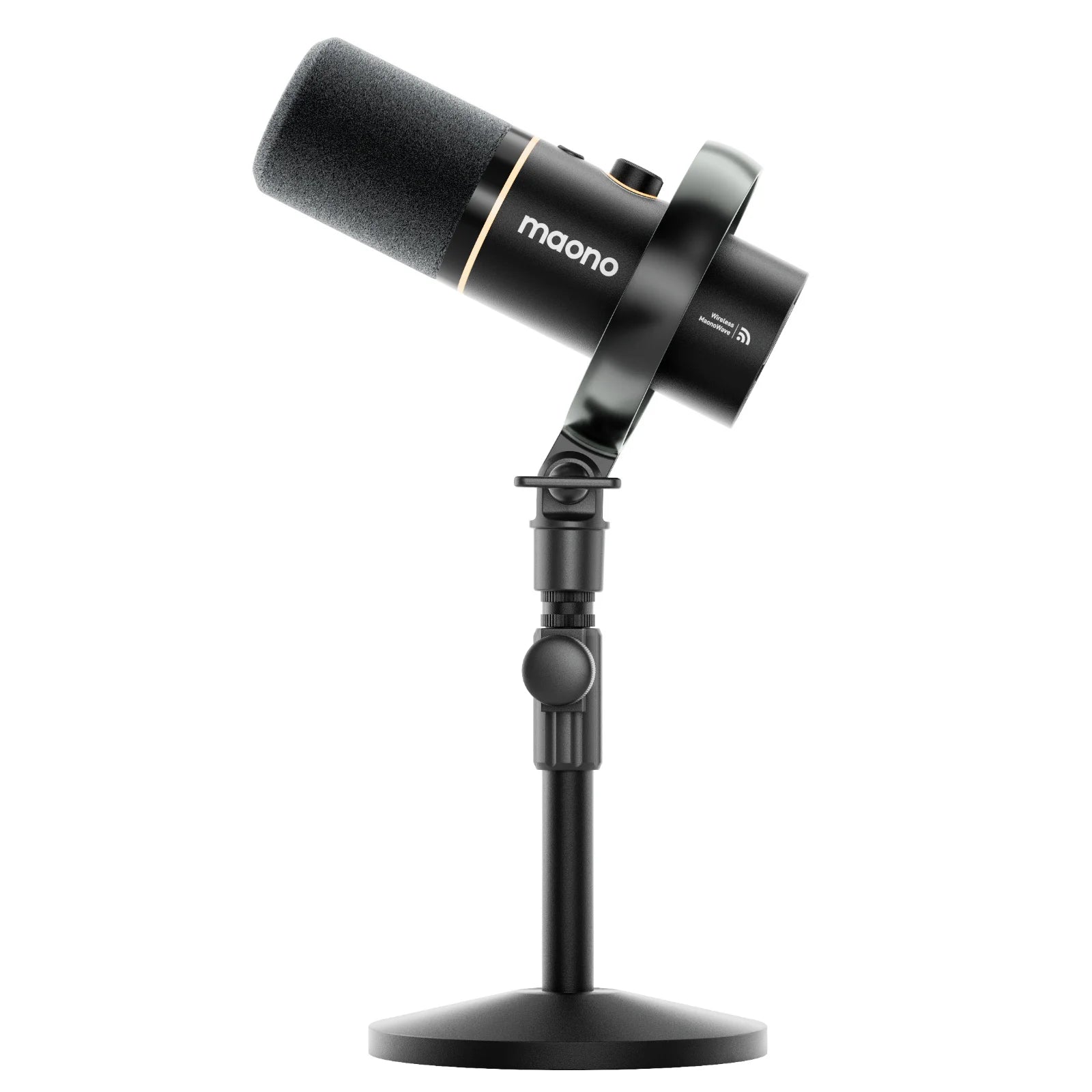 Maono PD200W – Hybrid Wireless Dynamic Podcast Microphone | XLR/USB Mic for PC, Phone & Camera