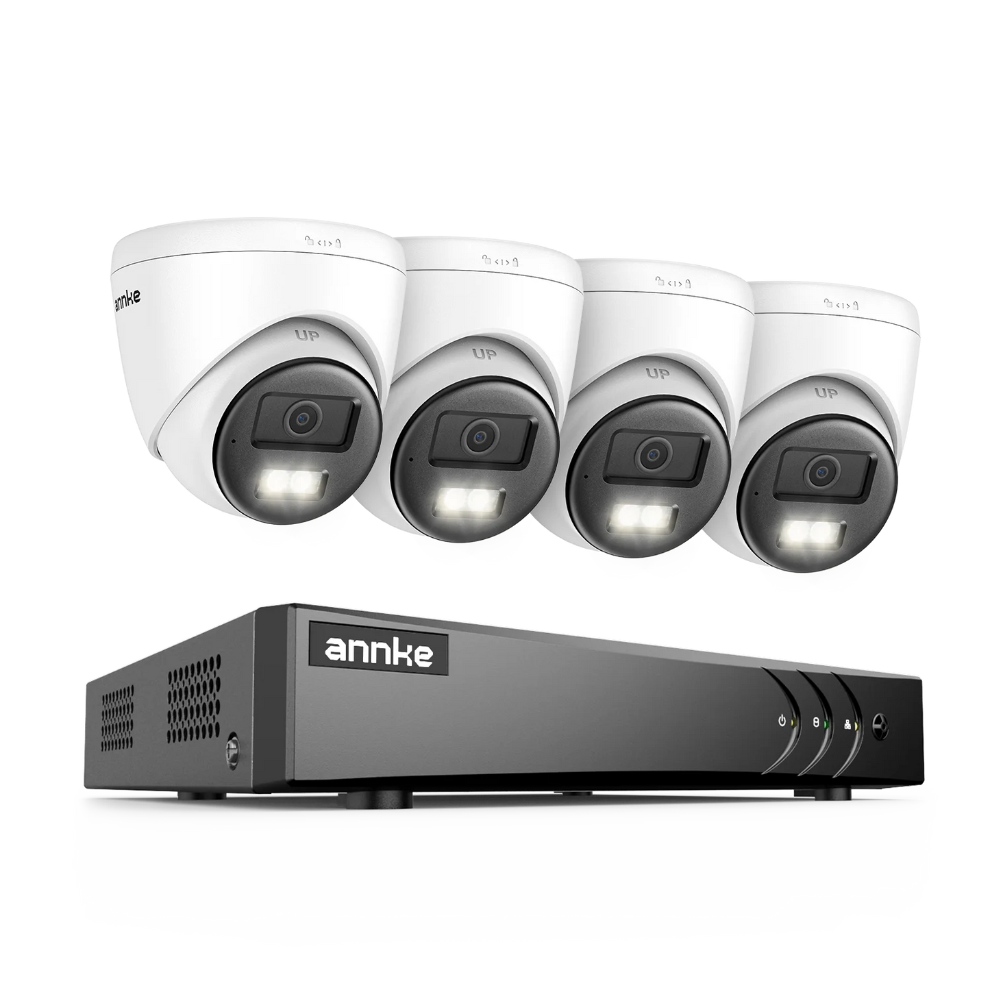 ANNKE 3K CCTV System | 5‑in‑1 8CH DVR, 5MP Dome Cameras, Color Night Vision