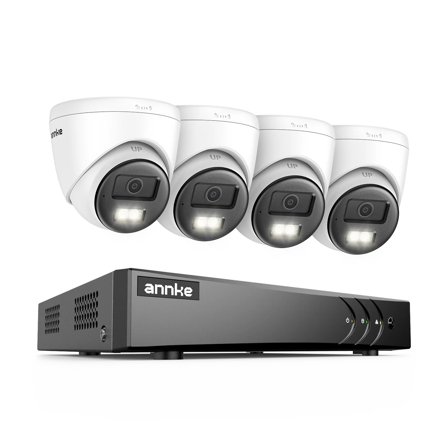 ANNKE 3K CCTV System | 5‑in‑1 8CH DVR, 5MP Dome Cameras, Color Night Vision