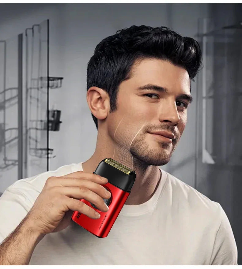 VGR Razor Electric Shaver Professional Beard Trimmer Rechargeable Trimmer 9000 RPM Razor Digital Display Shaver for Man V-378