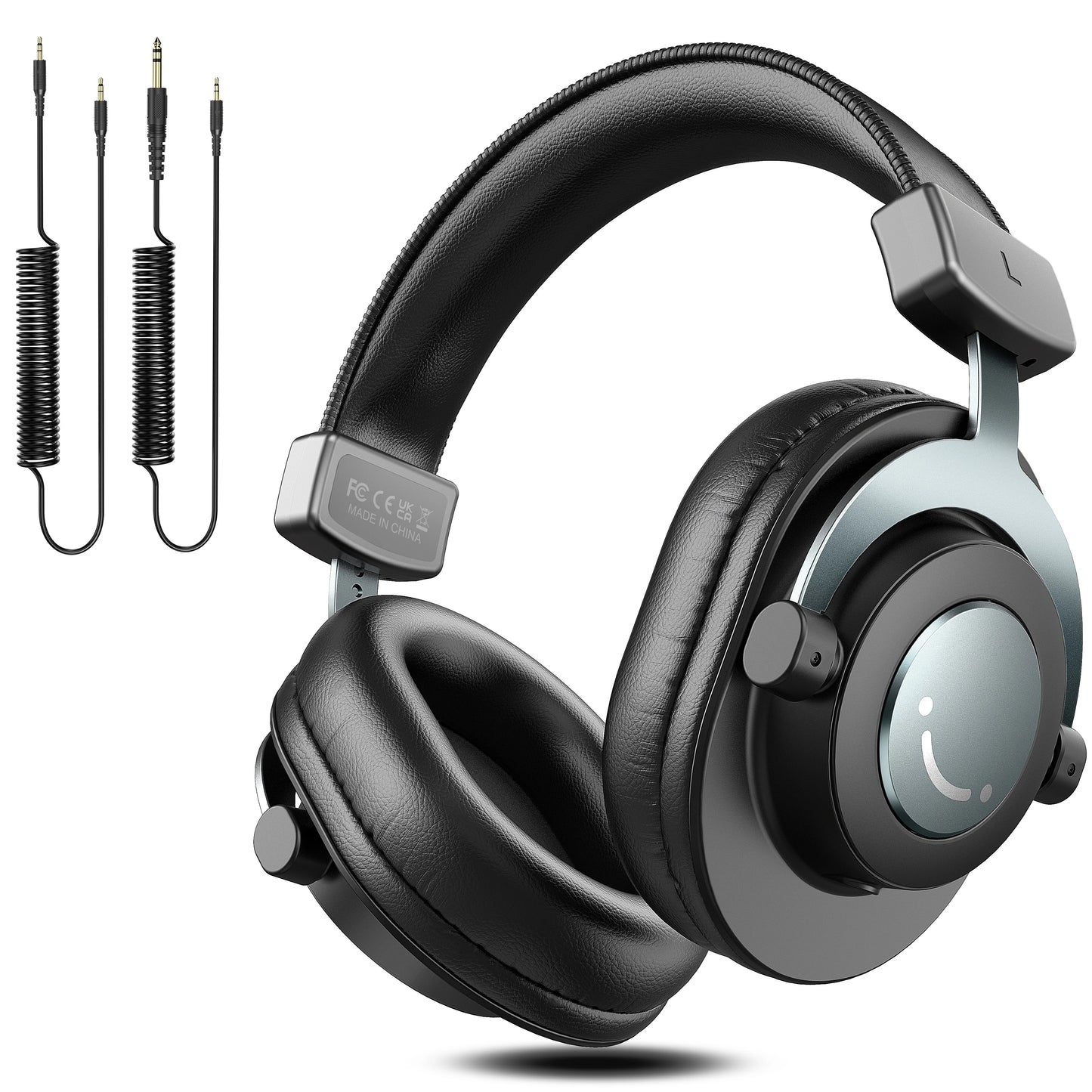 FIFINE H8 Studio Monitor Headphones | Over-Ear Wired Headset for PC & Console