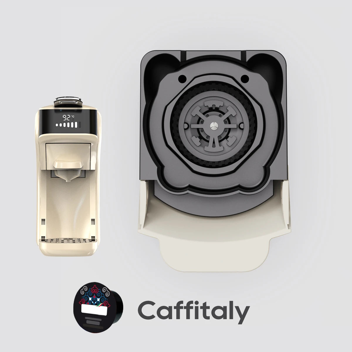 HiBREW H1B aparat za kavo, adapter za kapsule za Nespresso ali Dolce Gusto ali mleto kavo ali ESE pod ali Caffitaly