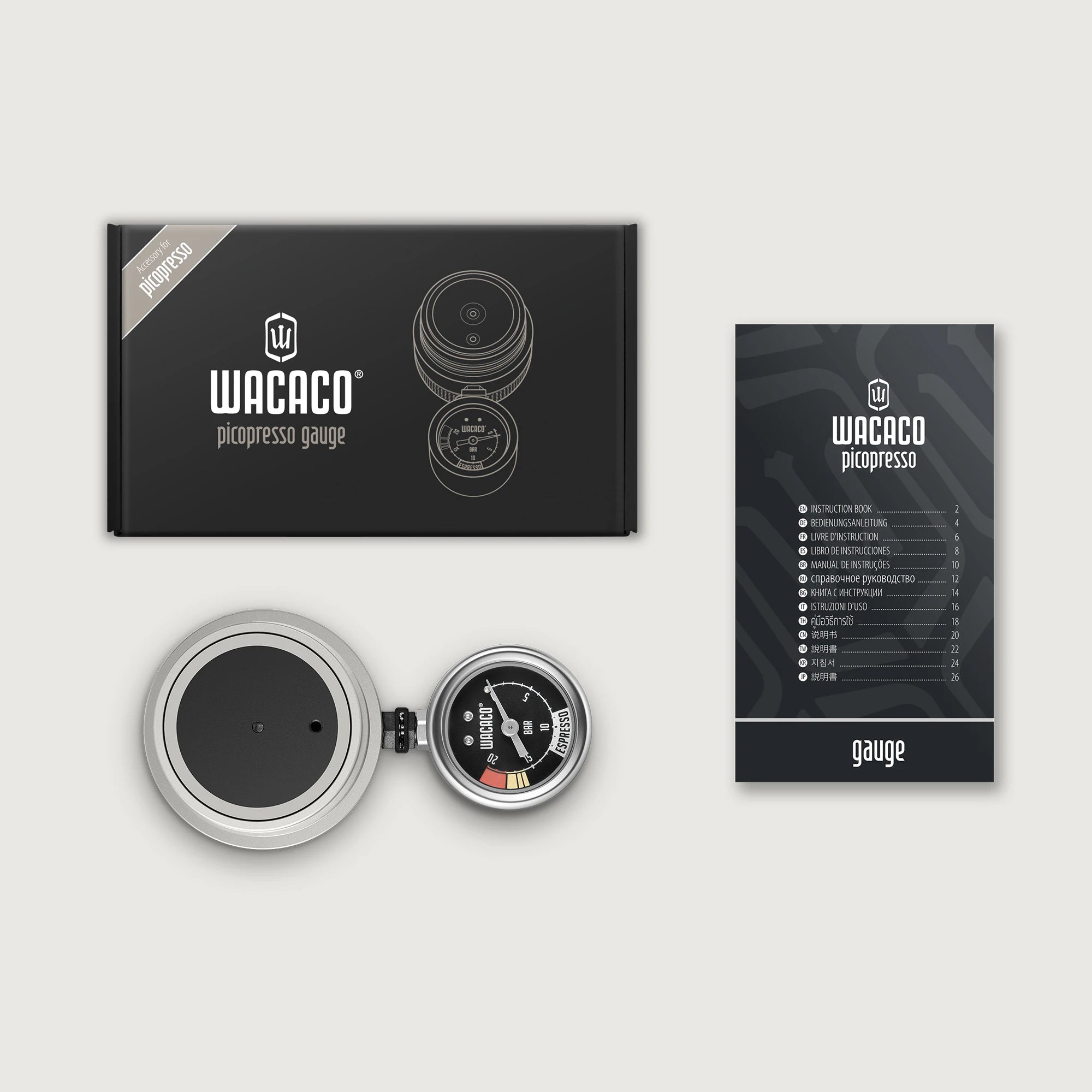 Wacaco Picopresso Pressure Gauge Accessory – Professional Real-Time Extraction Monitor