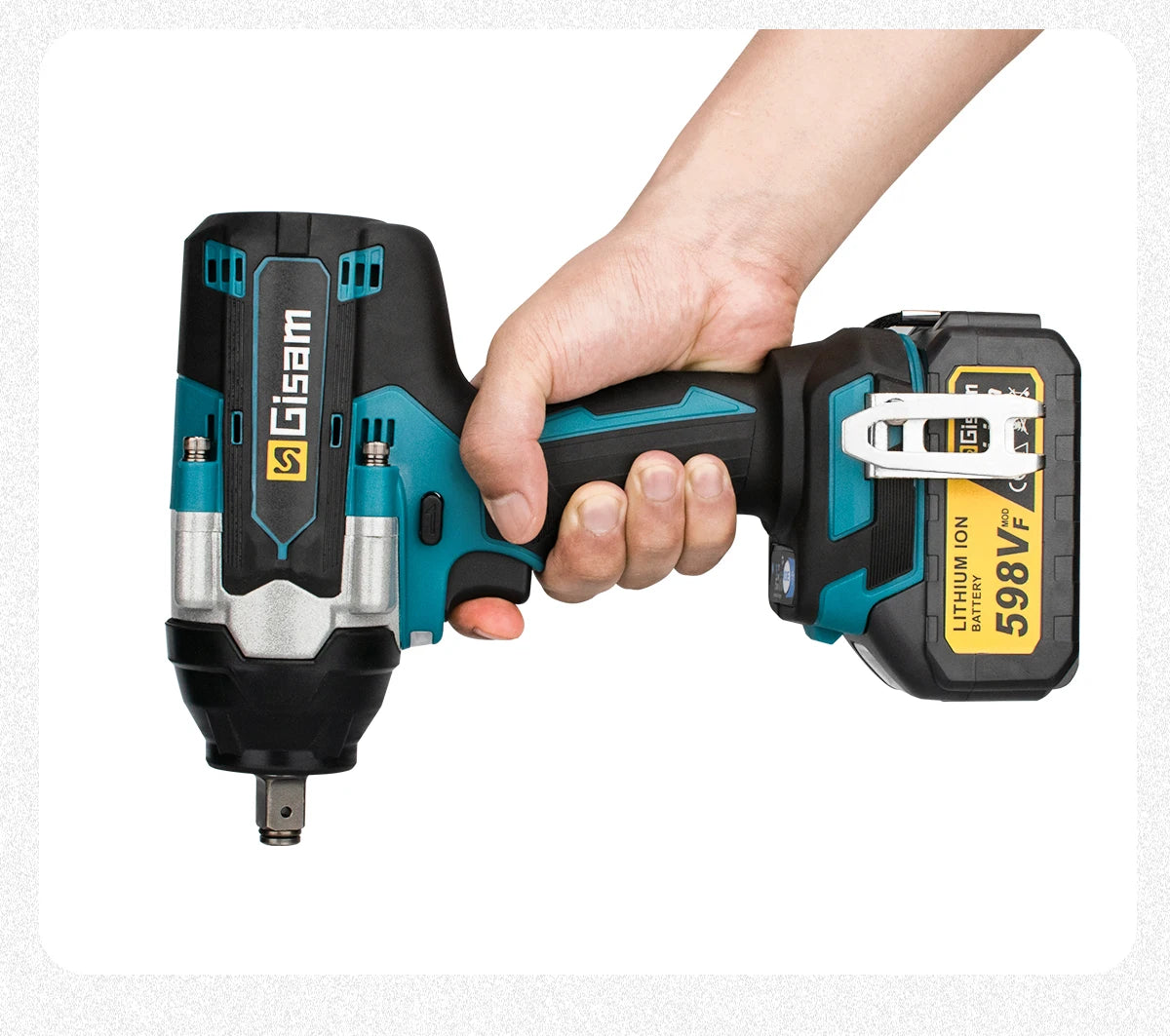 1800N.m Brushless Impact Wrench 1/2" for Makita 18V Battery Cordless