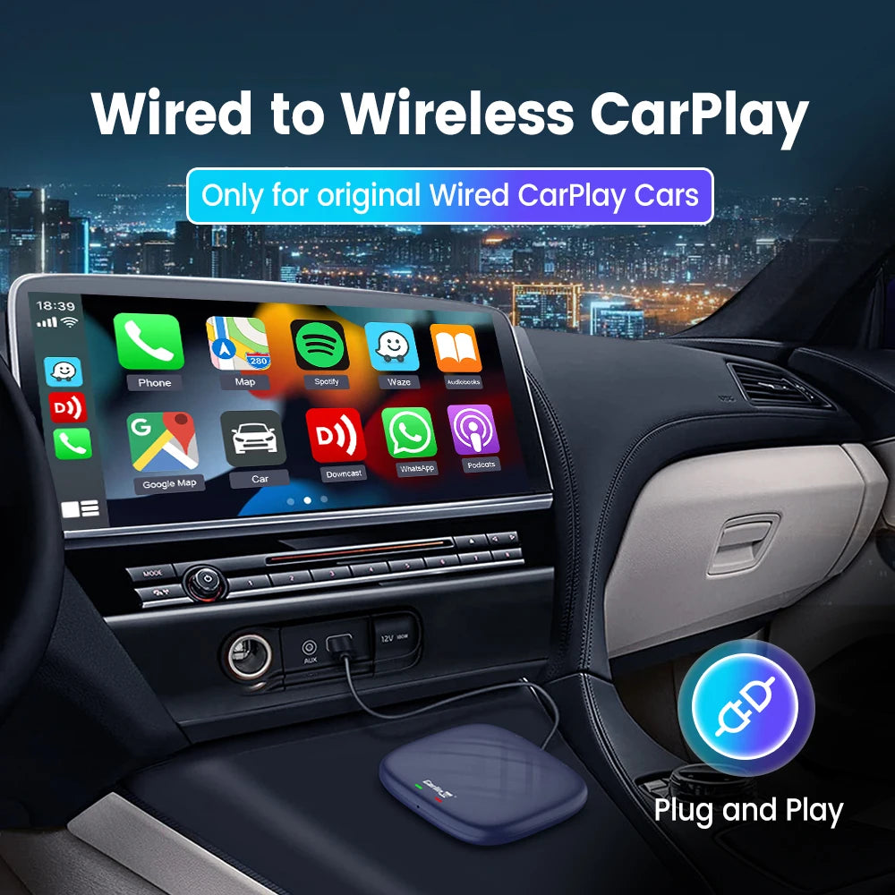 CarlinKit Android 13 QCM6125 Wireless CarPlay AI Box