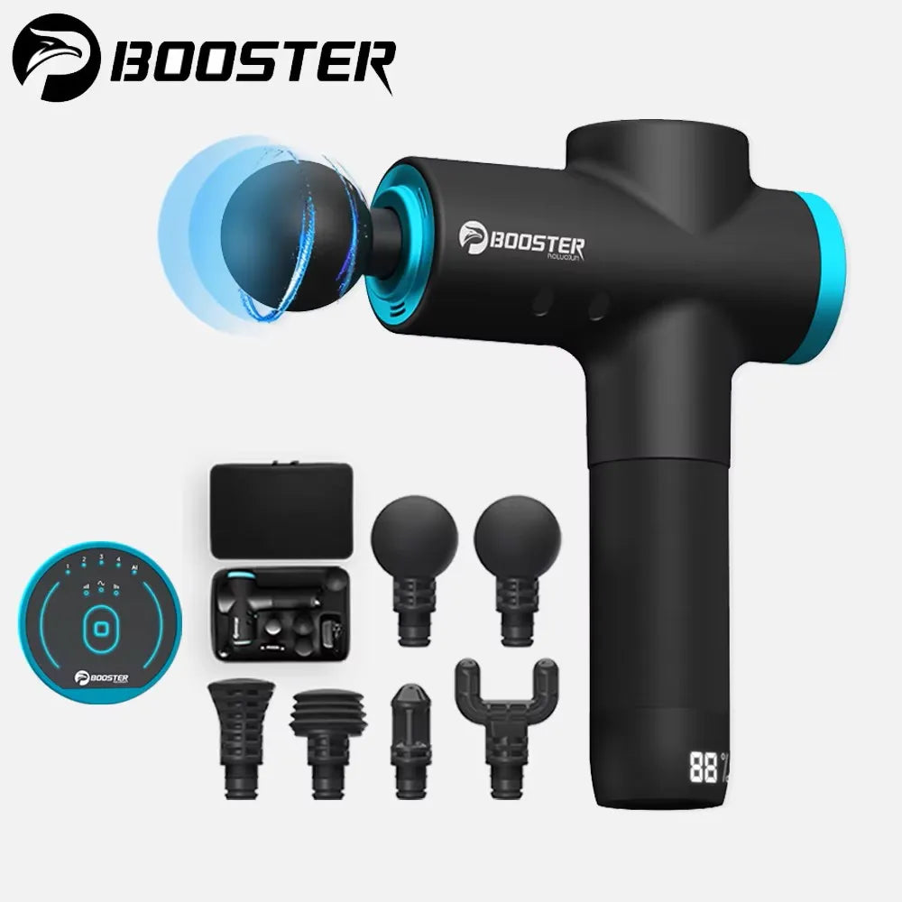 Booster M2‑12V – Professional LCD Massage Gun | Deep‑Tissue Muscle Massager