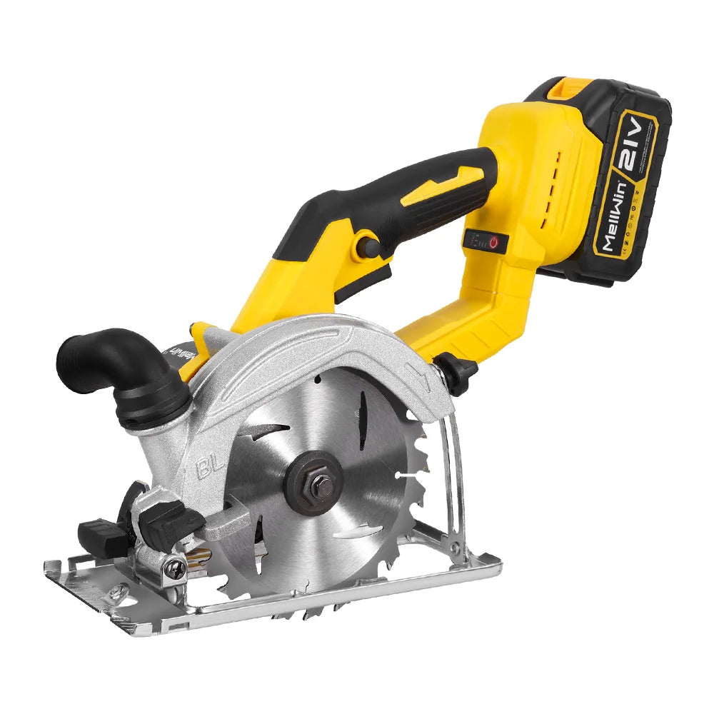 MELLWIN Brushless 6 Inch Electric Circular Saw 3 Gear Cordless Handheld Circular Saw Woodworking Tool For Makita 18V Battery Pin - Limetastore