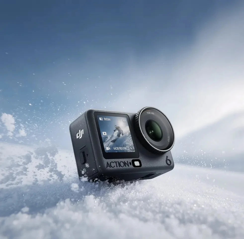 DJI Osmo Action 6 – All‑In‑One Flagship Action Camera | 1/1.1" Square Sensor