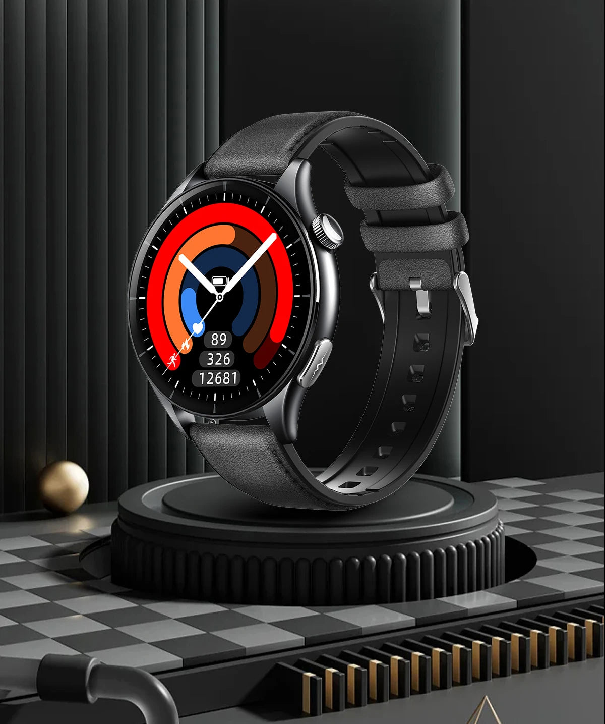 2025 New BMI Body Fat Blood Analysis Health Smartwatch NFC Bluetooth Call Smart Watch Led Flashlight Outdoor Sports Clock's Men - Limetastore
