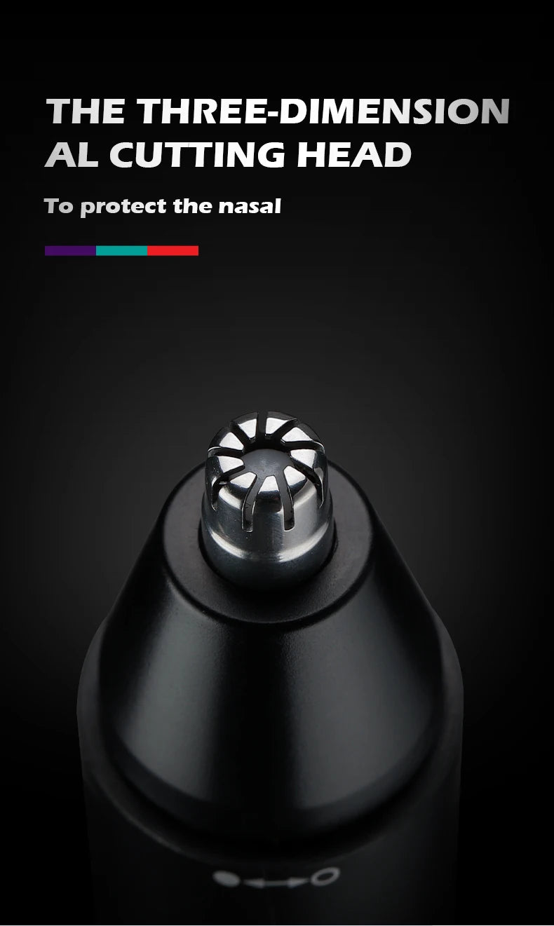 VGR Professional Nose Hair Trimmer Mini Hair Trimmer Electric Nose Trimmer 2 In 1 Clipper Portable Rechargeable Waterproof V-613