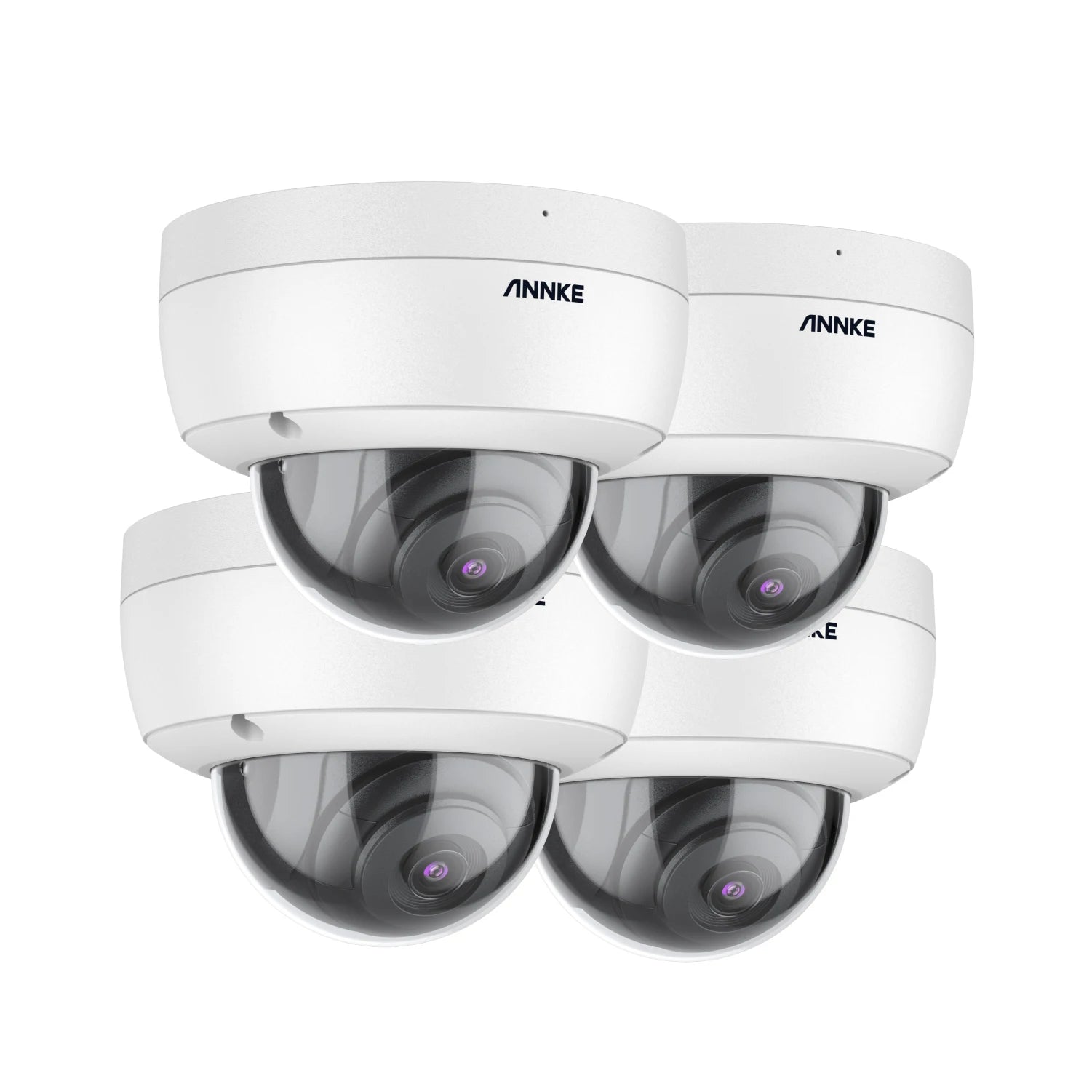 ANNKE 8MP 4K PoE Bullet Camera Kit | EXIR Night Vision, IP67, Email Alerts