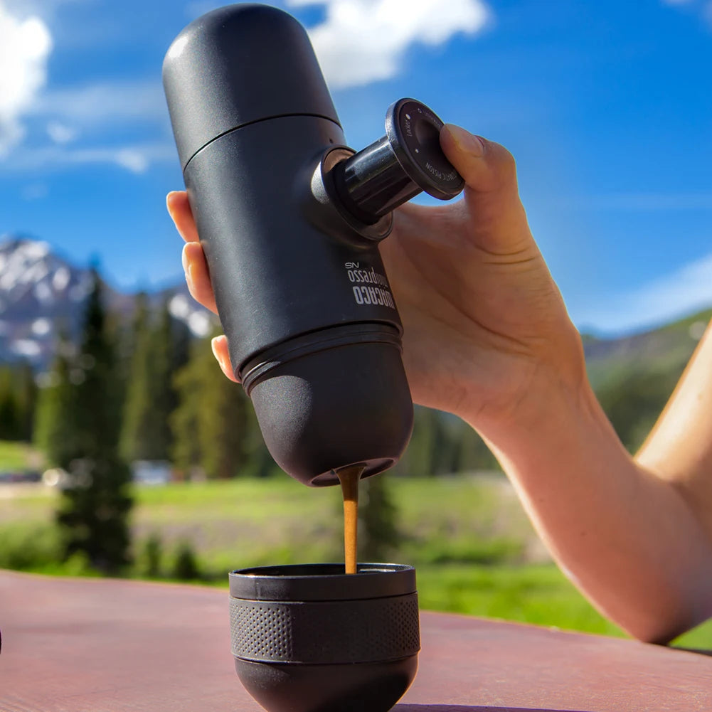 Wacaco Minipresso NS Portable Espresso Machine – Compact Hand Pump Coffee Maker Compatible with Nespresso®