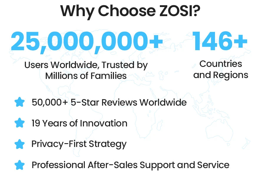 ZOSI 4K 8MP PoE Add‑On IP Camera – Ultra HD Security Cam with Two‑Way Audio, Full‑Color Night Vision