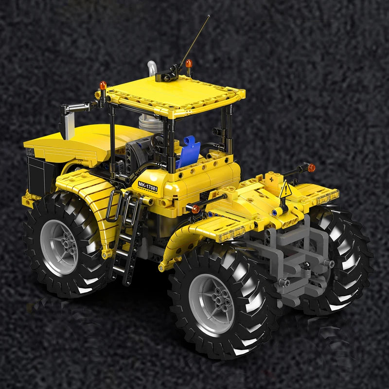 Mould King 17081/17082 RC Challenger Articulated Tractor | Motorized Technical Engineering Truck Building Set - Limetastore