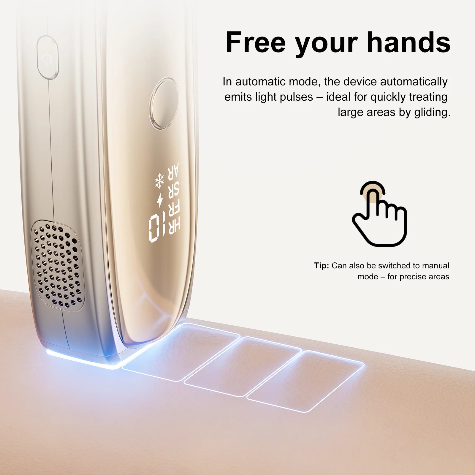 ANLAN IPL Hair Removal | ICE Cooling, 26J, Unlimited Flashes, Painless