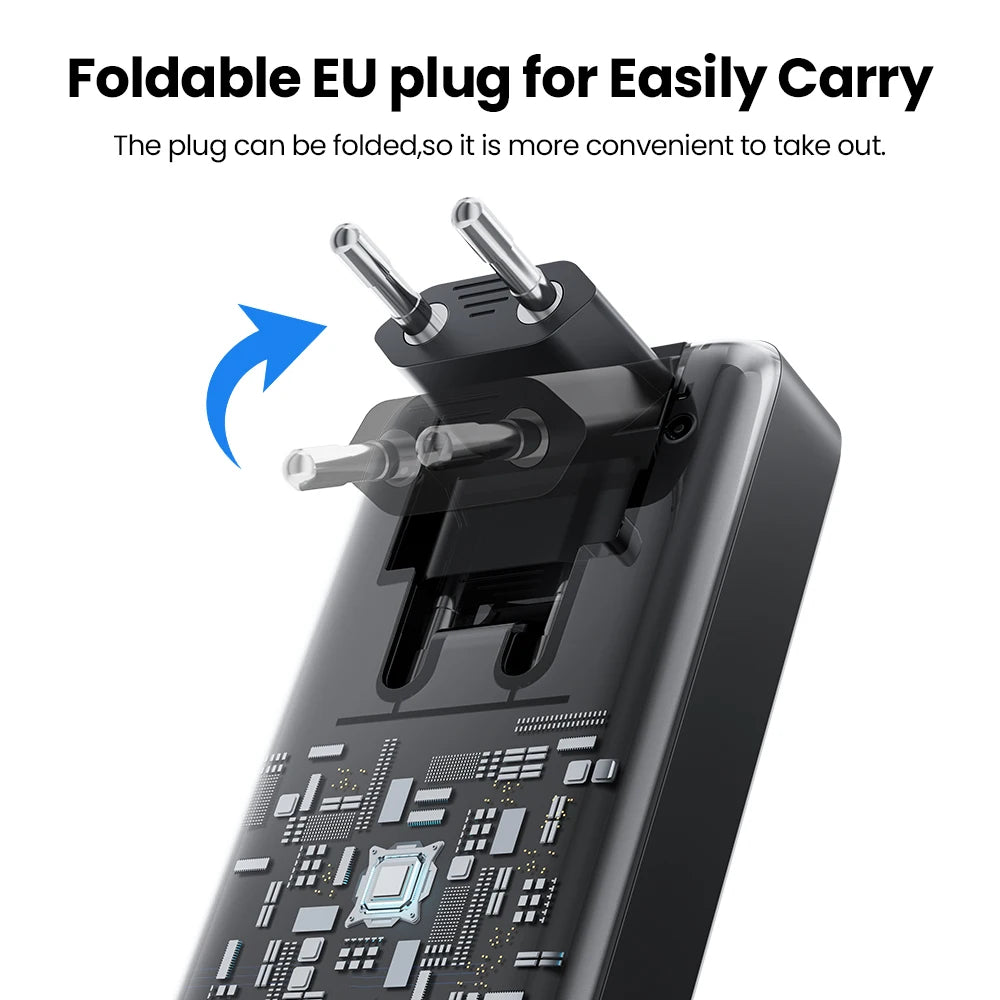 MOVESPEED MSP17 Power Bank 10000mAh 2-in-1 with Folding EU Plug