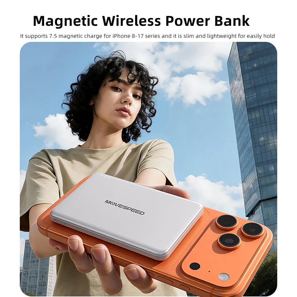 MOVESPEED P08 Semi-Solid-State Power Bank MagSafe for iPhone