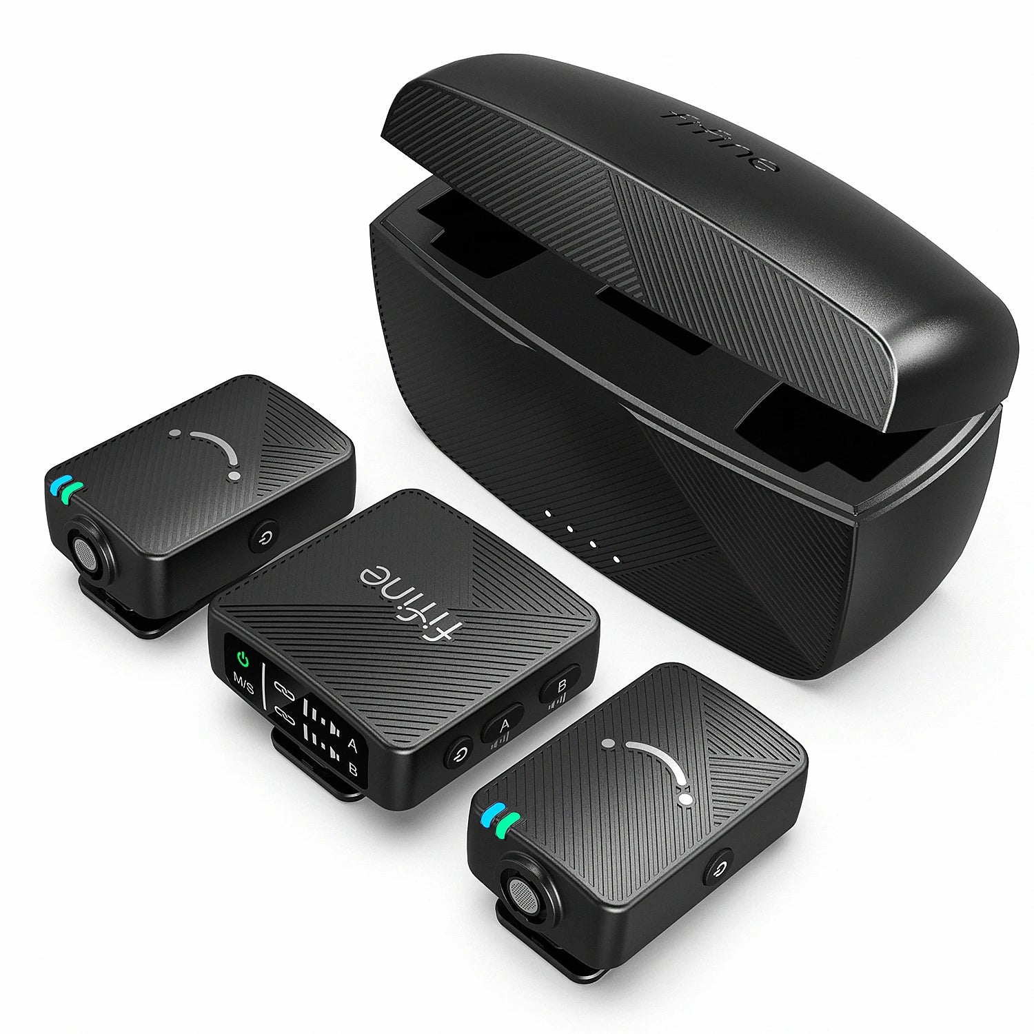 FIFINE M9 Wireless Lavalier Microphone | 2-Pack Cordless Lapel Mic for Vlogs