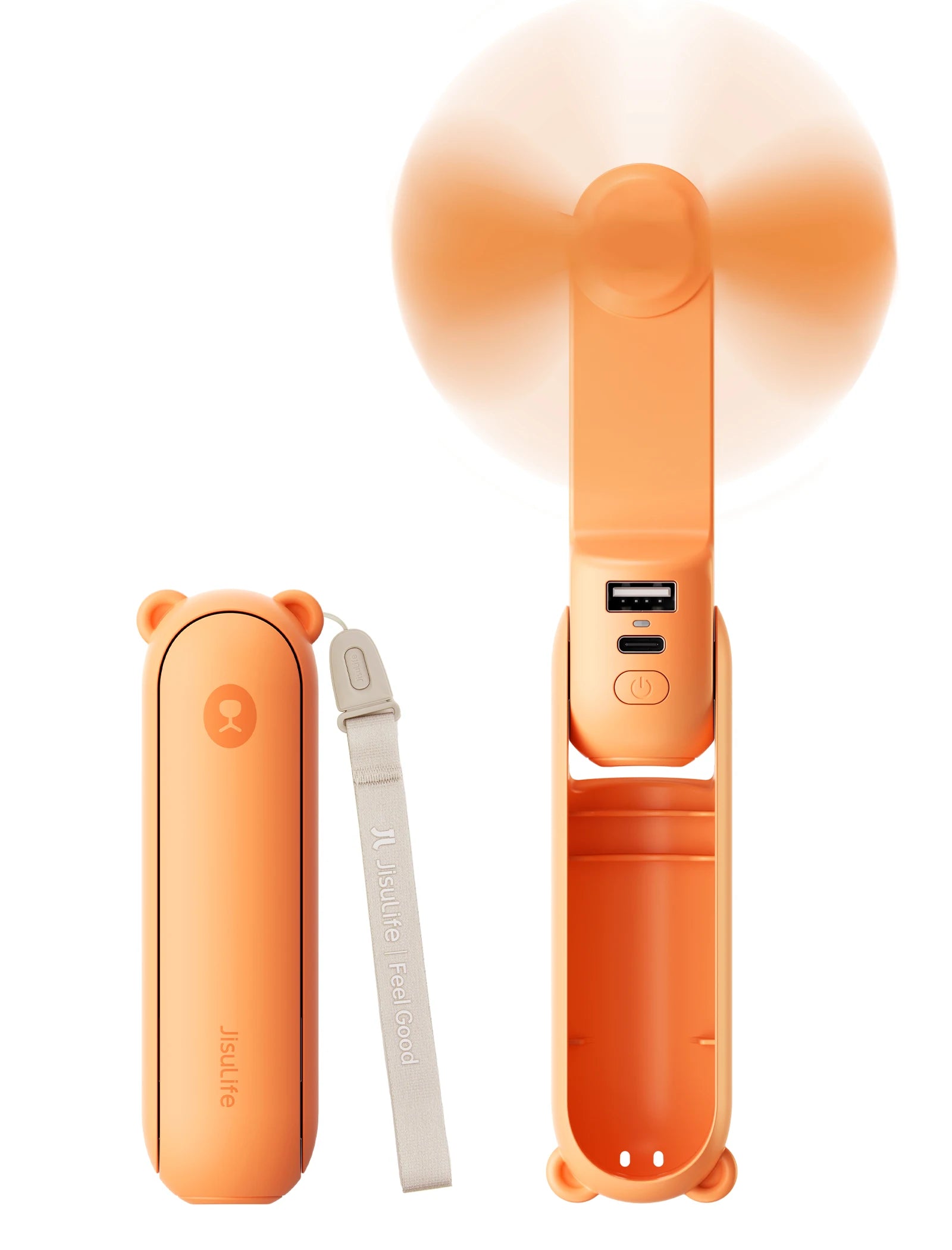 JISULIFE F8 New Color Series 3-in-1 Handheld Fan – 4800mAh Portable Pocket Fan