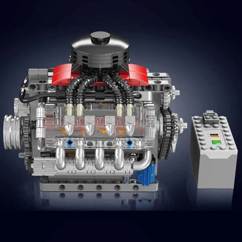 Mould King 10171 Motorized Technical Car – LSX454 V8 Engine Building Block Model for Kids & Collectors - Limetastore