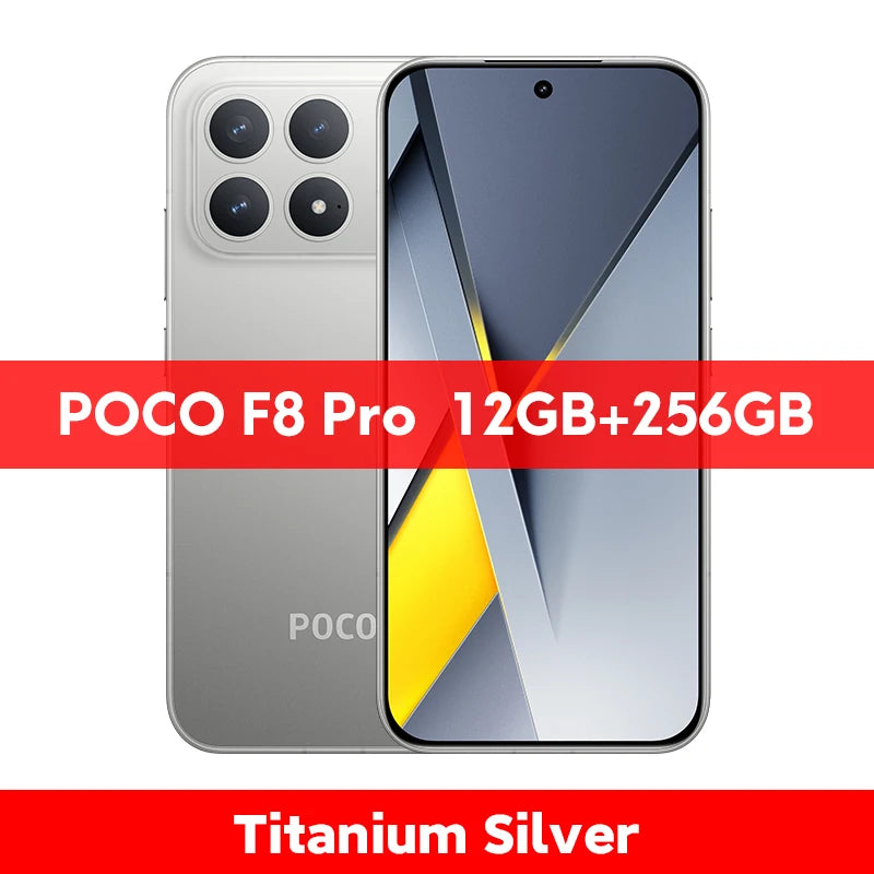 POCO F8 Pro 5G Global Version Smartphone Snapdragon® 8 Elite 6.59" 120Hz AMOLED Display 6210mAh  50MP Camera 100W Charge NFC - Limetastore