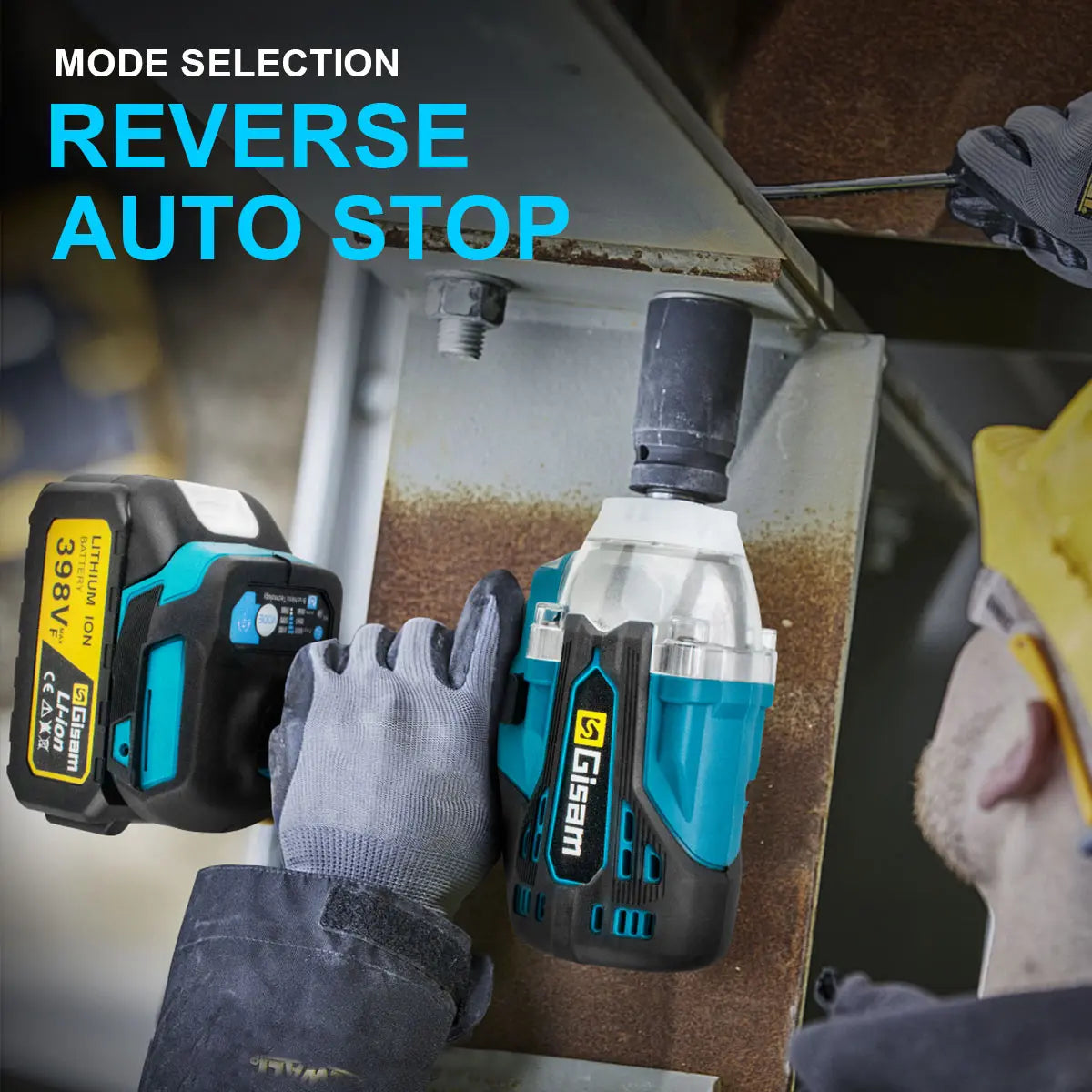 Gisam Brushless Power Tools Set for Makita 18V – Impact Wrench, Drill, Grinder, Hammer