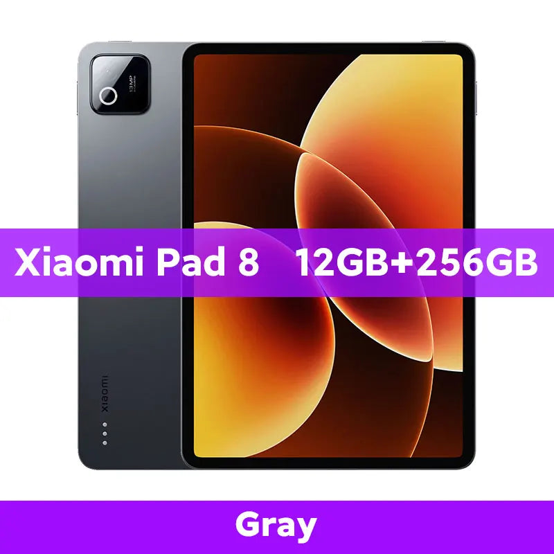 FR Warehouse Global Version Xiaomi Pad 8 Global Version 11.2" 144Hz display Snapdragon® 8s Gen 4 Mi tablet 13MP Camera 9200mAh 45W turbo charging - Limetastore