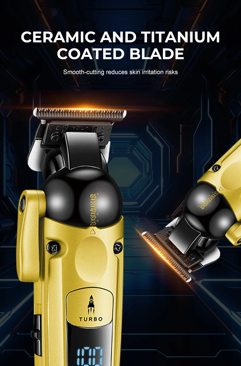 VGR Hair Trimmer Professional Hair Cutting Machine Cordless Hair Clipper Barber Adjustable Haircut LED Trimmer for Men V-274