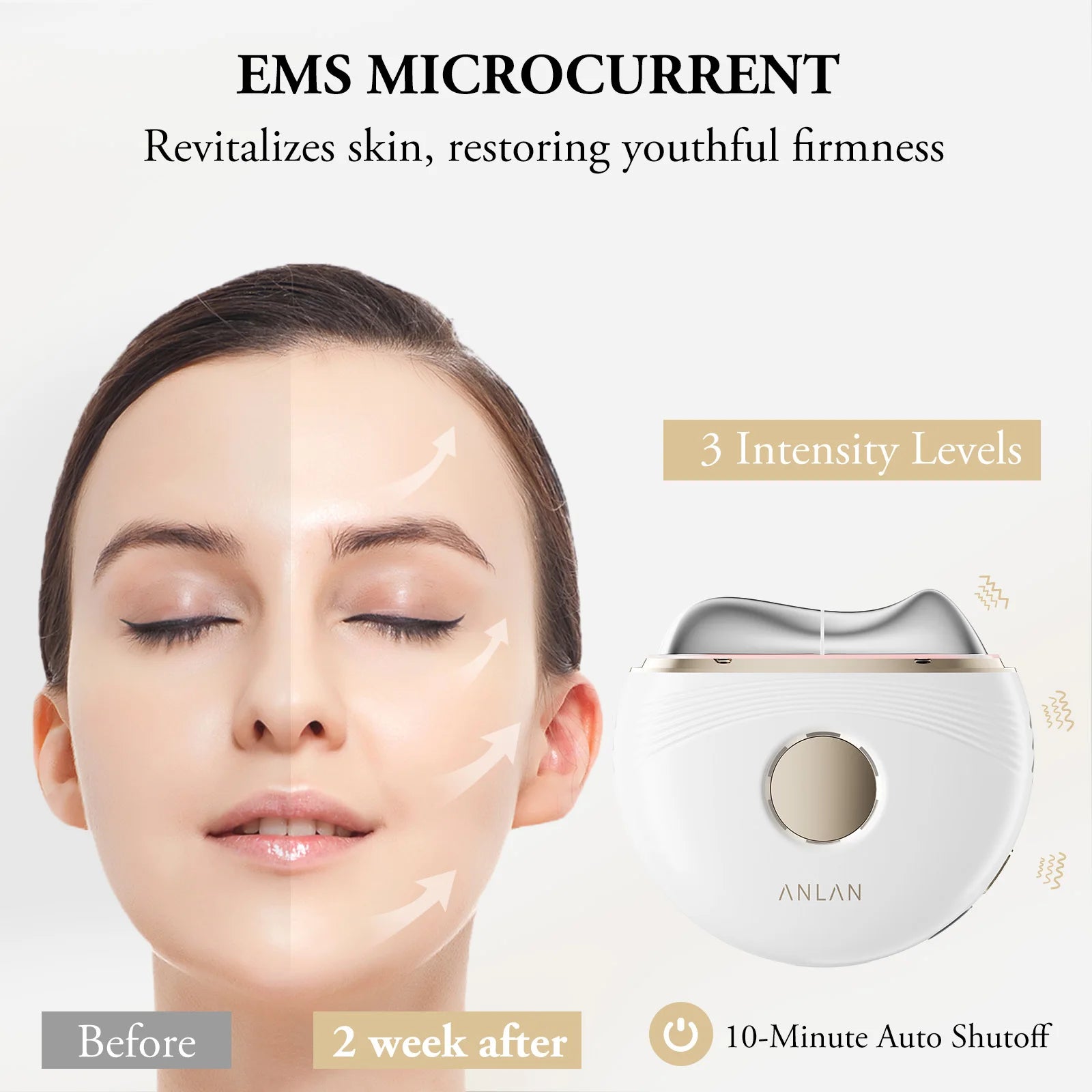 ANLAN Electric Guasha | EMS Lifting, Hot/Cold, Anti‑Aging Face Massager