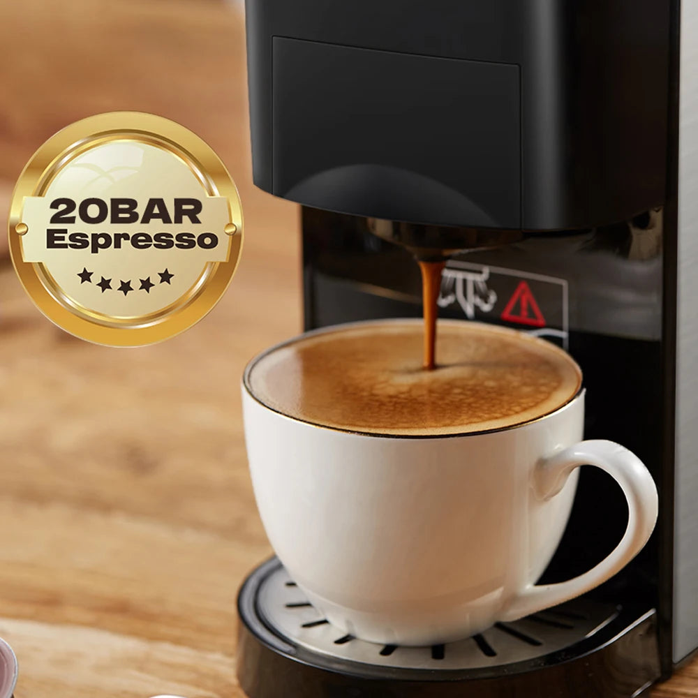 HiBREW H17 – 4‑v‑1 Večkapsulni kavni aparat | Hladno in vroče kuhanje | Združljiv z Nespresso, Dolce Gusto, K‑Cup