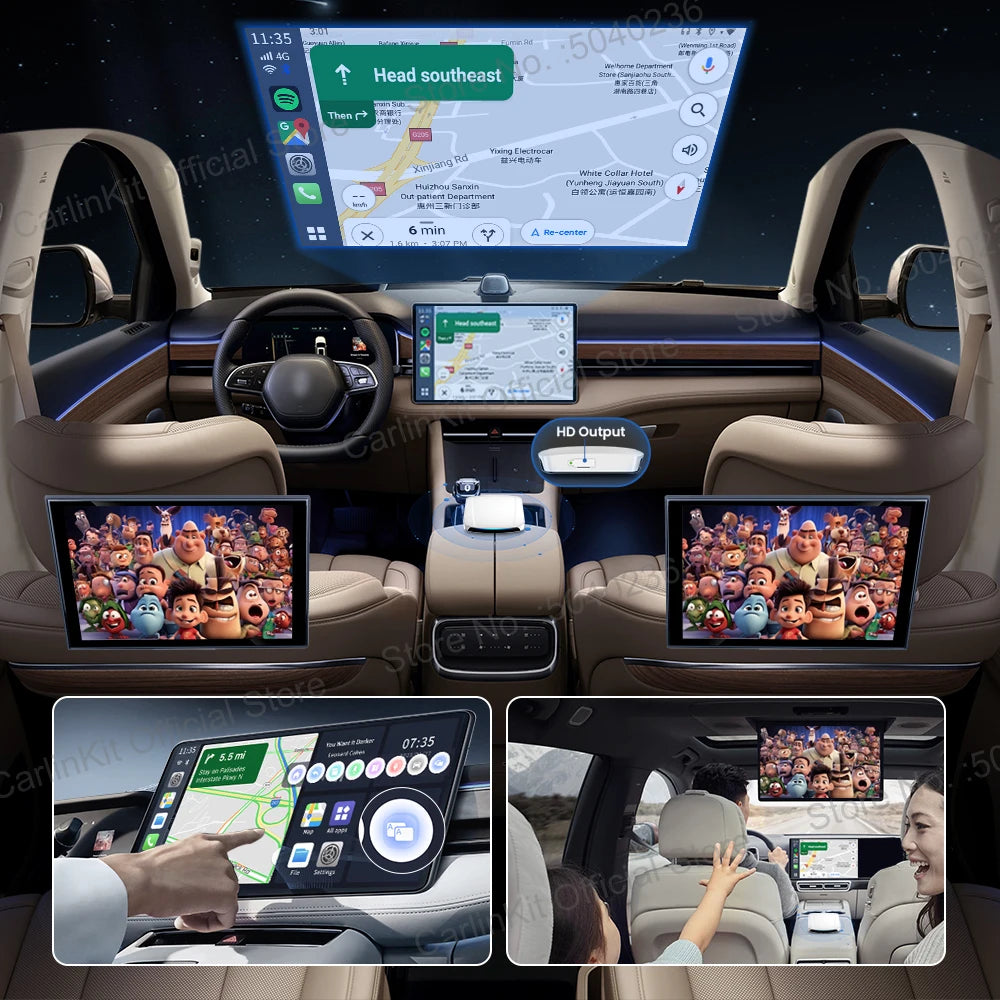 CarlinKit Android 13 HDMI Wireless CarPlay AI Box
