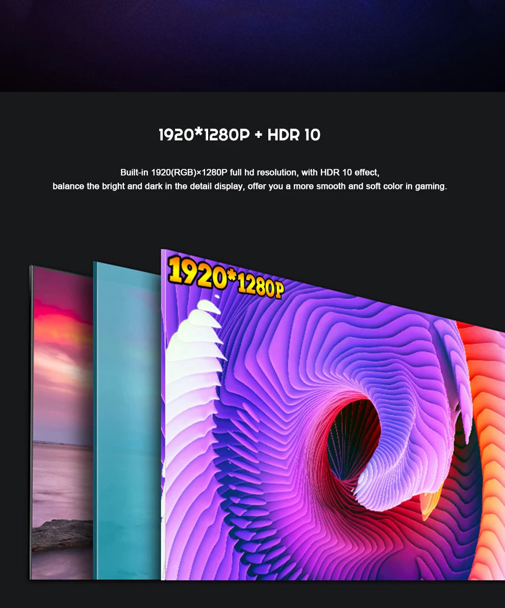 ZEUSLAP 10.5" Portable Touch Monitor | 1920×1280 FHD, 100% sRGB, IPS, Type‑C & HDMI