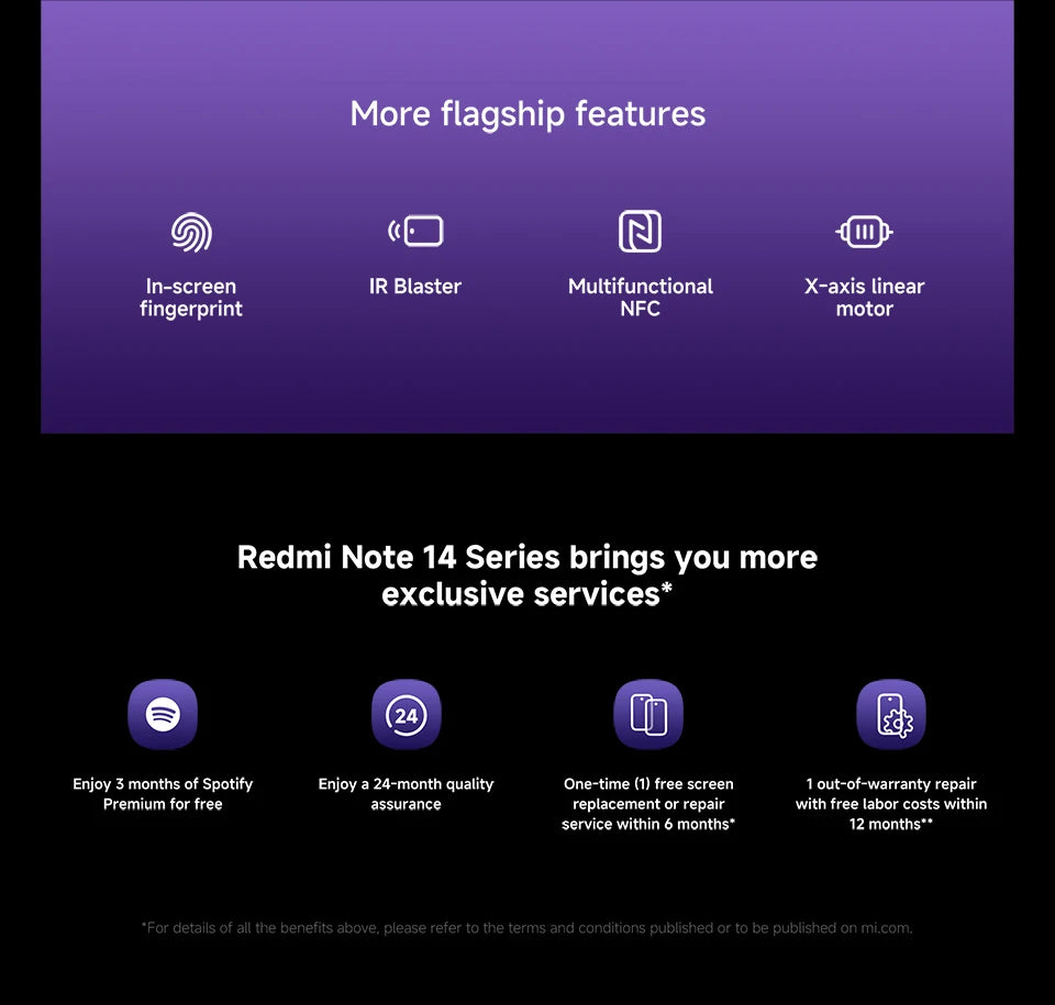 FR Warehouse Xiaomi Redmi Note 14 Pro 5G Smartphone Global Version  MediaTek 200MP Camera 5110mAh 45W Dimensity 7300-Ultra CPU - Limetastore