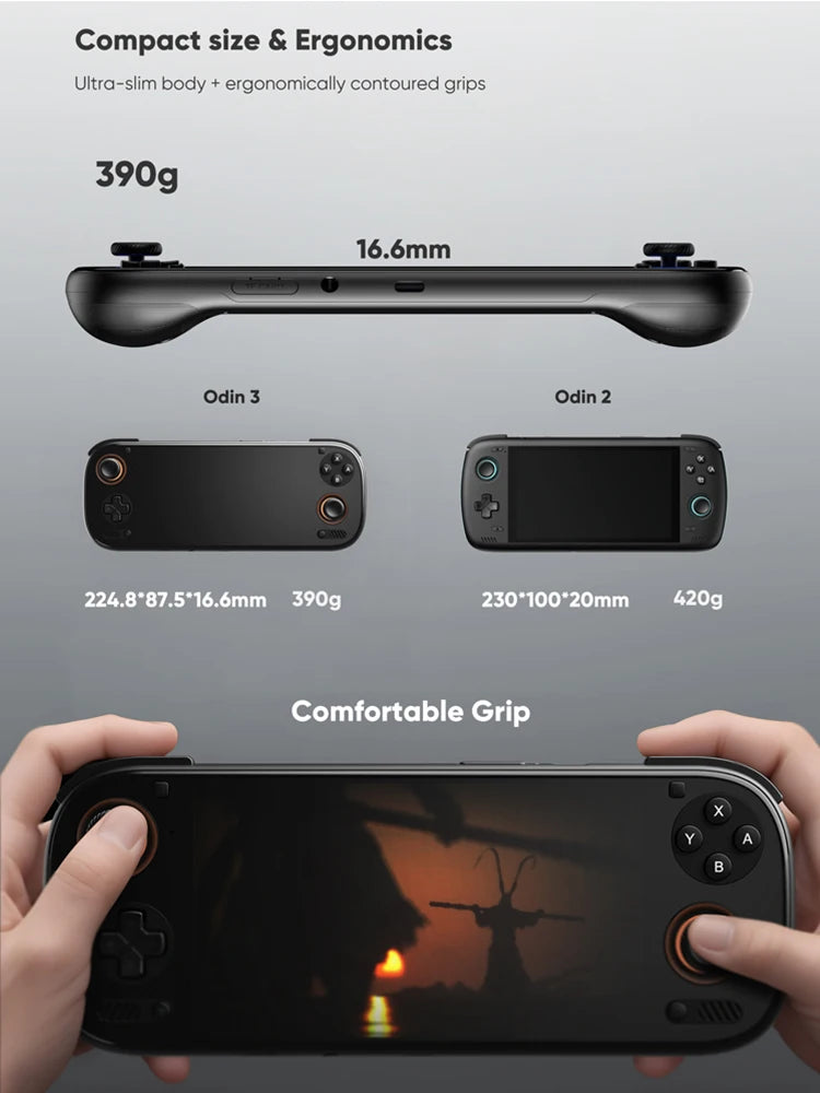 AYN Odin 3 Android Handheld 6'' 1080p AMOLED Screen Gaming Console Handheld - Limetastore