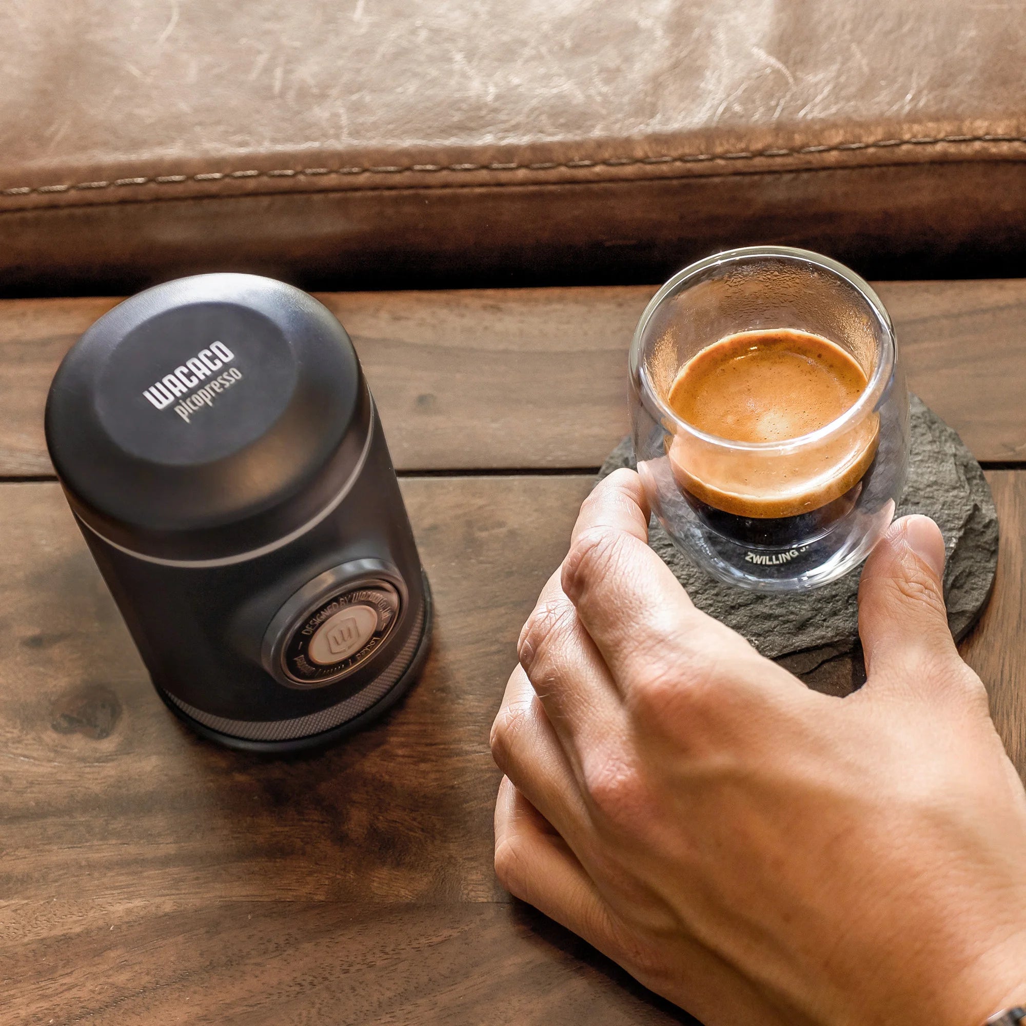 Wacaco Picopresso Professional Portable Espresso Maker – 18 Bar High-Pressure Specialty Coffee Machine