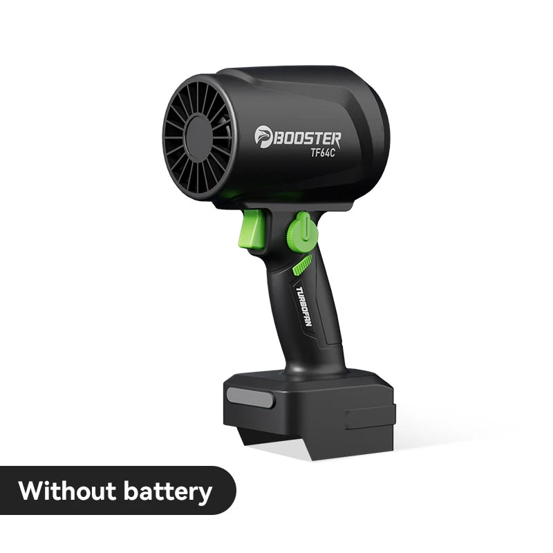 Booster 1300G Turbo Air Blower – 55m/s Brushless Jet Fan | Handheld High‑Power Leaf & Dust Blower