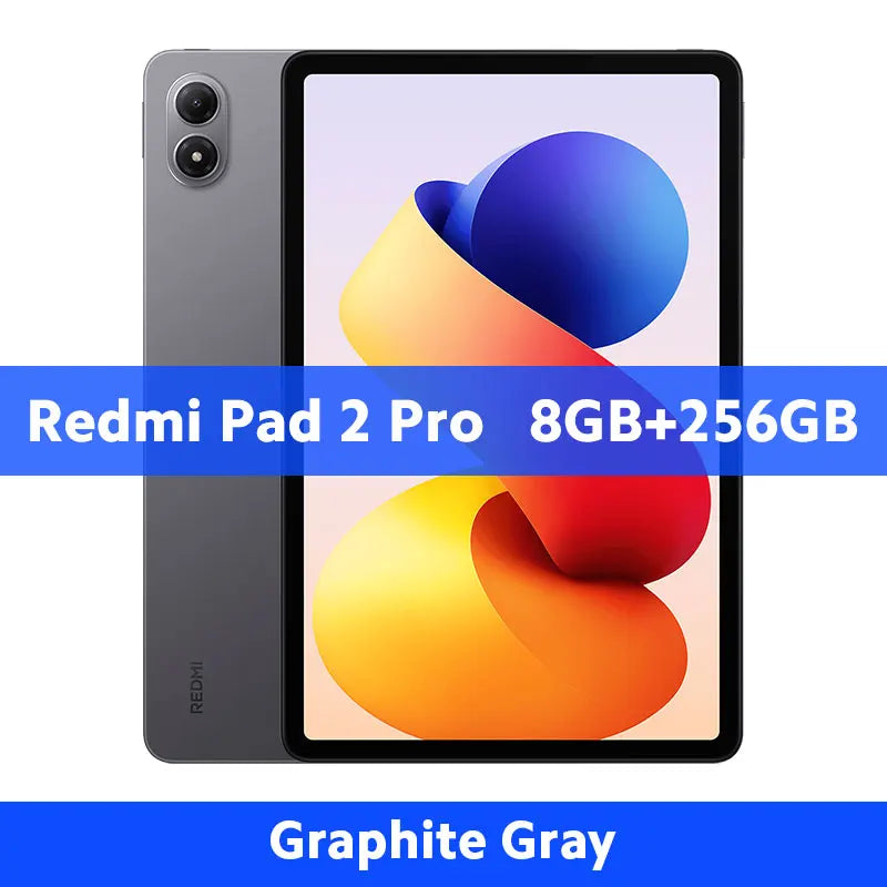Global Version Xiaomi Redmi Pad 2 Pro 12.1 "clear crystal-clear display 120Hz mAh Sno 7s Gen 4 CPU 33W ft charging 8MP Camera - Limetastore