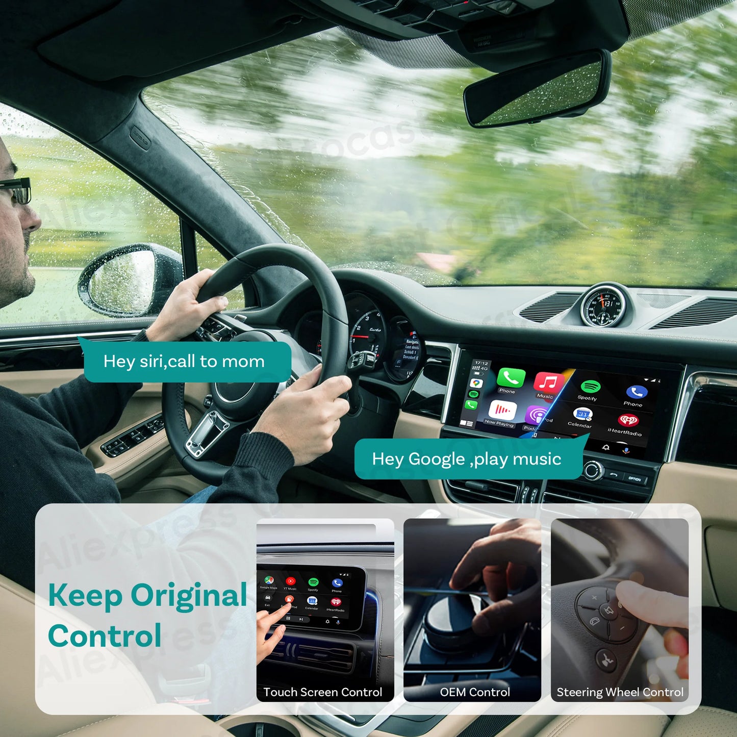OTTOCAST NanoAI Android 13 Wireless CarPlay AI Box 128GB