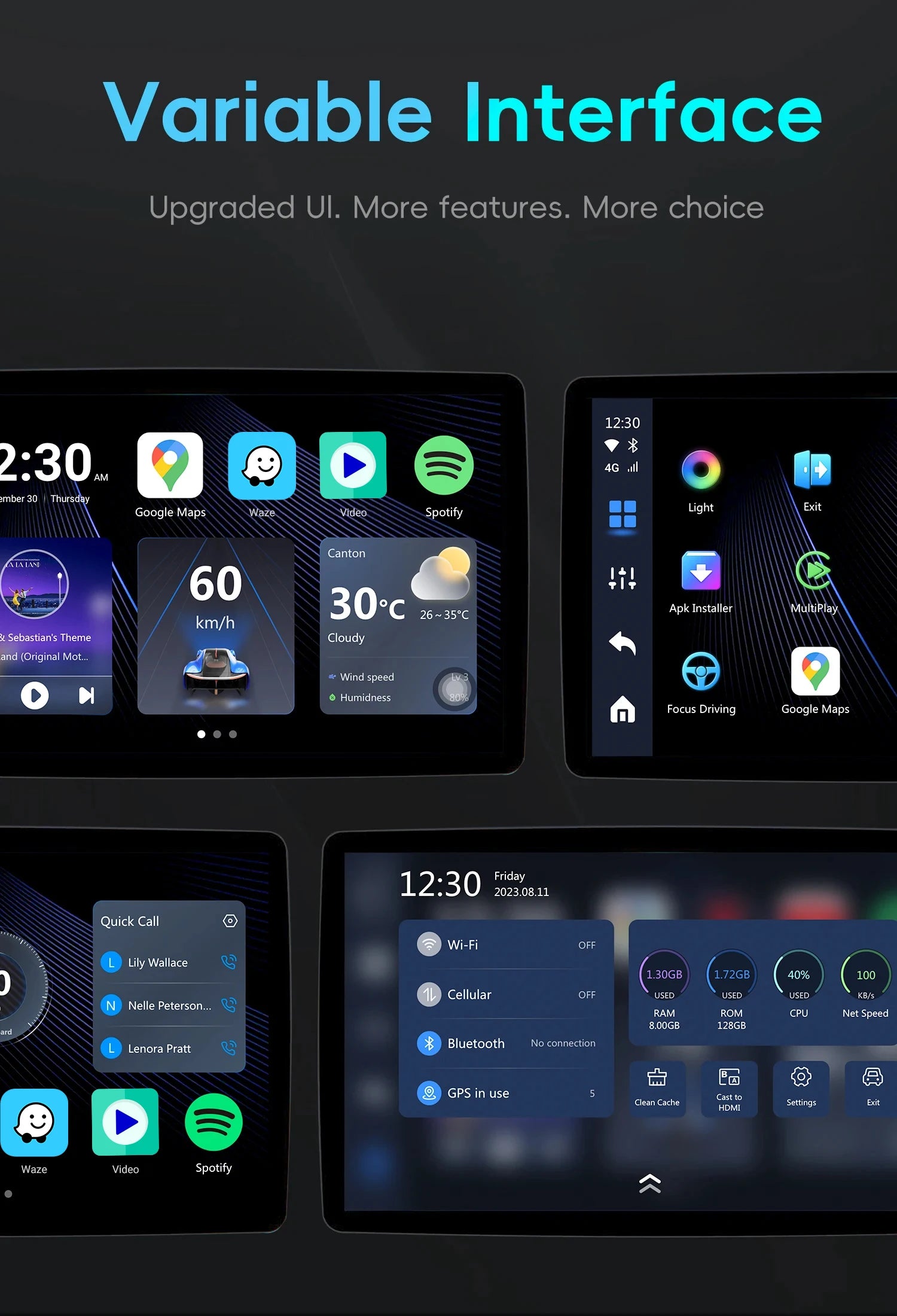 OTTOCAST Picasou 3 Brezžični CarPlay AI box s HDMI