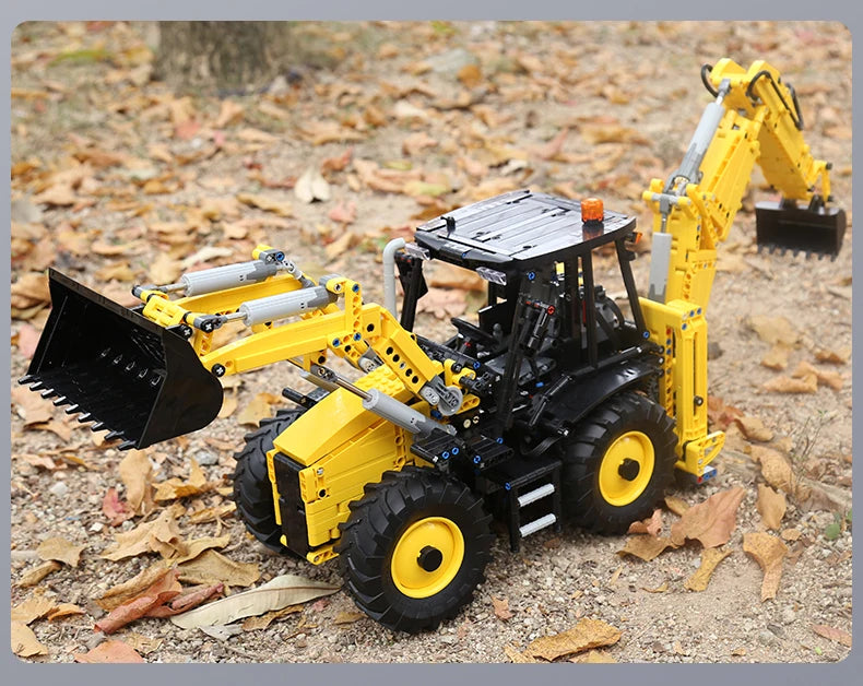 Mould King 17036 Motorized Bulldozer - detailed technical building block - Limetastore