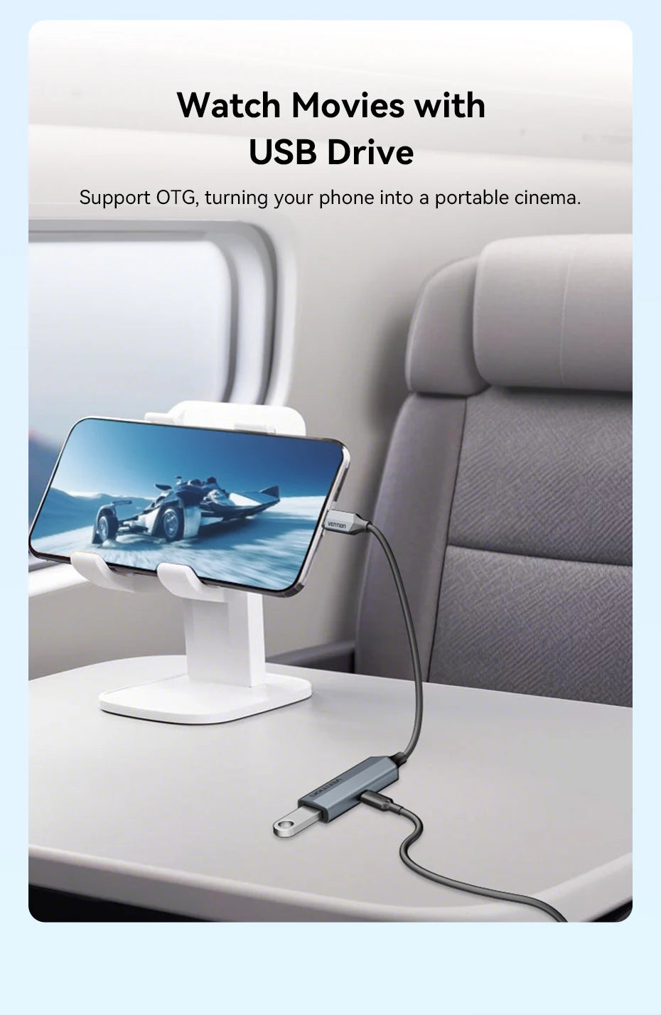 USB 3.2 OTG Adapter – USB‑C to USB‑A, 10Gbps