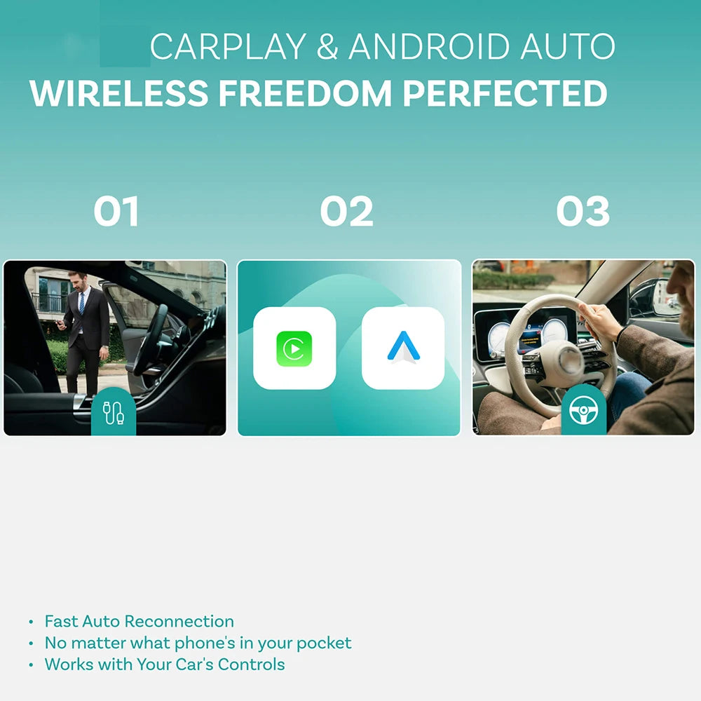 OTTOCAST Play2Video Ultra Wireless CarPlay Video Adapter