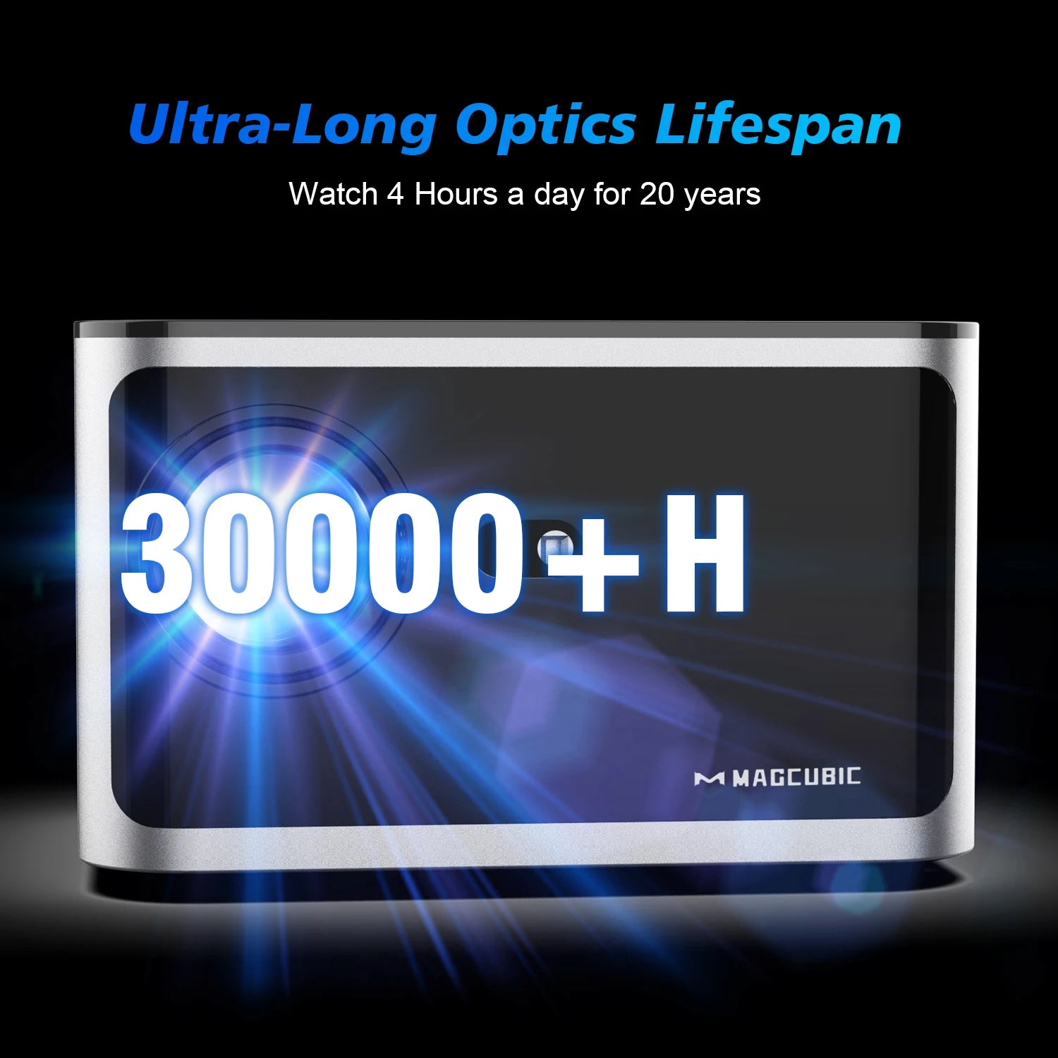 Magcubic HY350 Smart Projector | 580 ANSI 1080P | Auto Focus & Android 11